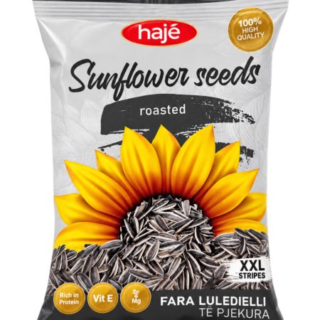 Geröstete Sonnenblumenkerne mit Sonnenblume