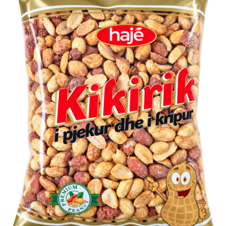 Glänzende Kikirik Erdnussverpackung