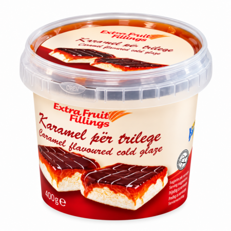 Karamellfüllung im Becher